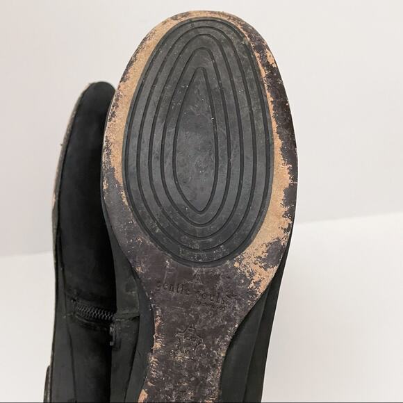 Gentle Souls by Kenneth Cole Black Laser Cut Boots - Picture 6 of 11